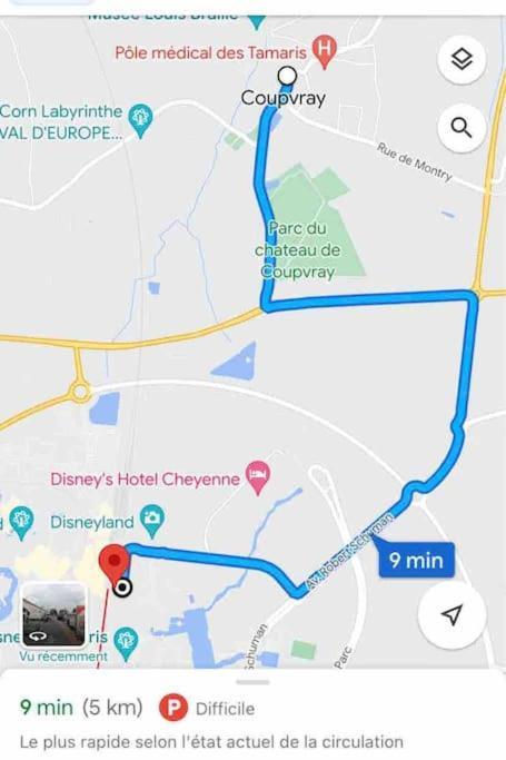 Duplex 6 Personnes Proche Disney A 5 Min En Voiture Coupvray Buitenkant foto